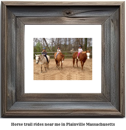 horse trail rides near me in Plainville, Massachusetts